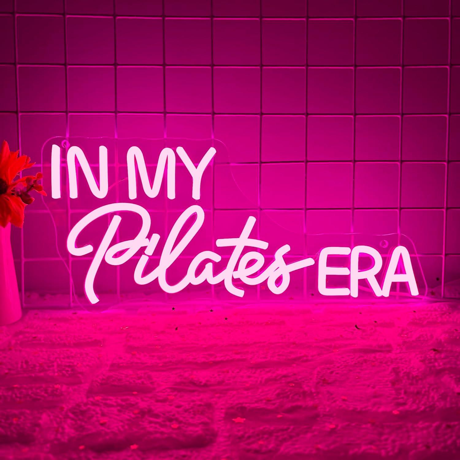 Home Gym Yoga Room - Enseigne néon « In My Pilates