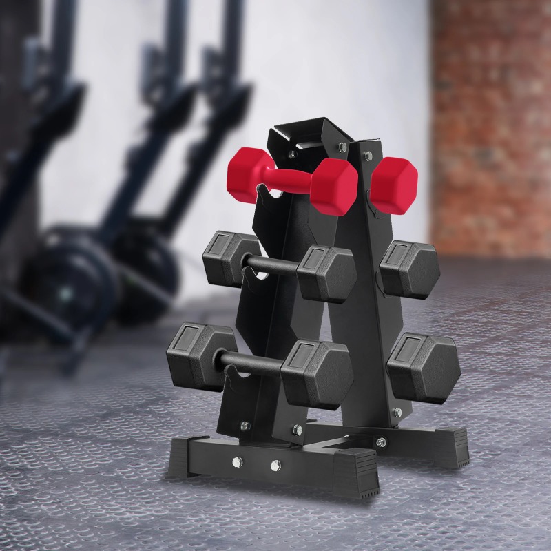 Home Gym Organization - Support d'haltères en métal, accessoire d'équipement