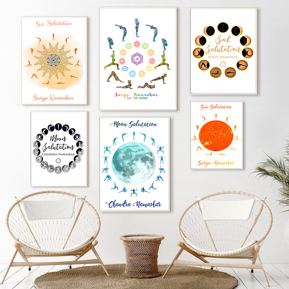Home Gym Yoga Room - Affiches et College nordiques pour salle