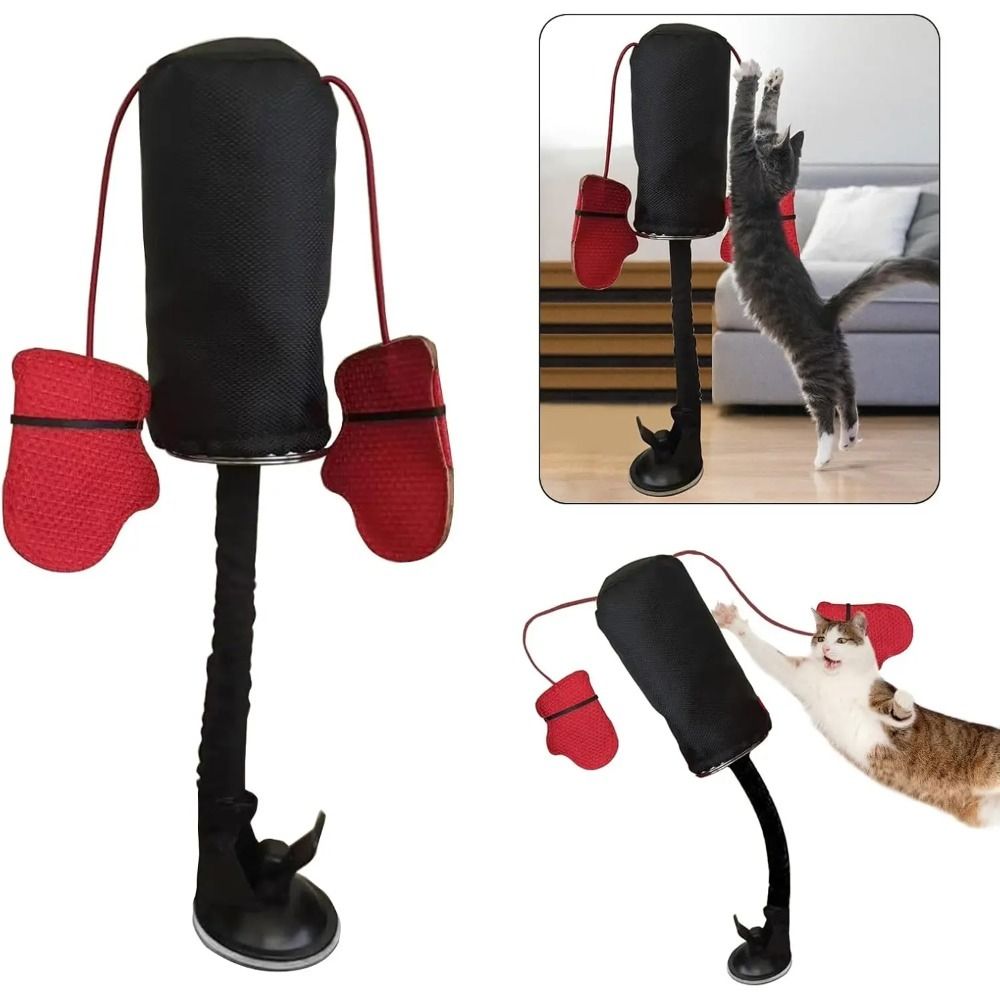 Boxing Bag Stand - Jouet de boxe pour chat avec