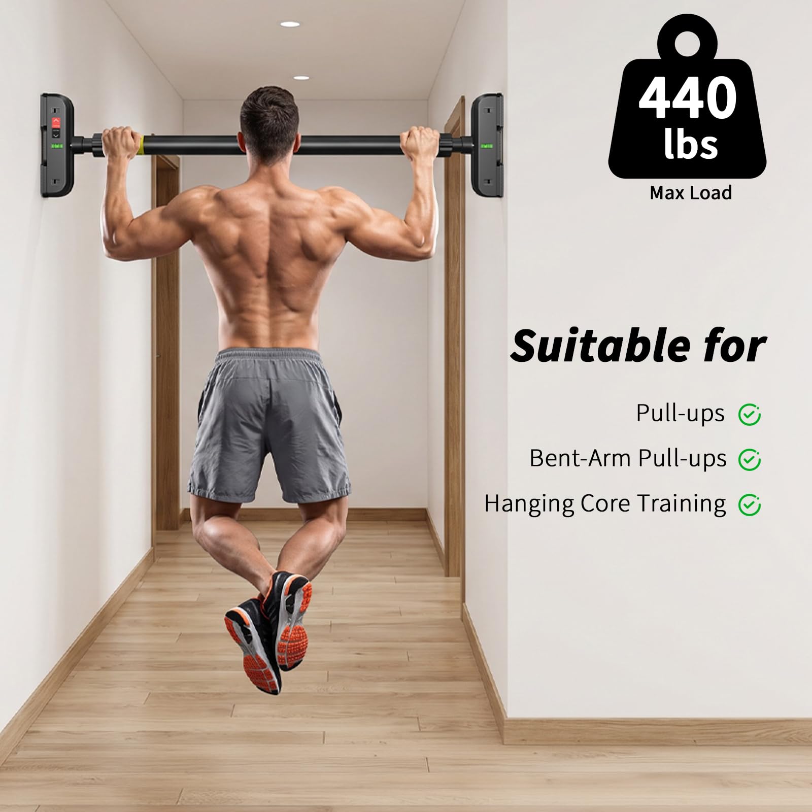 Suspension Trainer Door - Barre de traction pour porte, barre