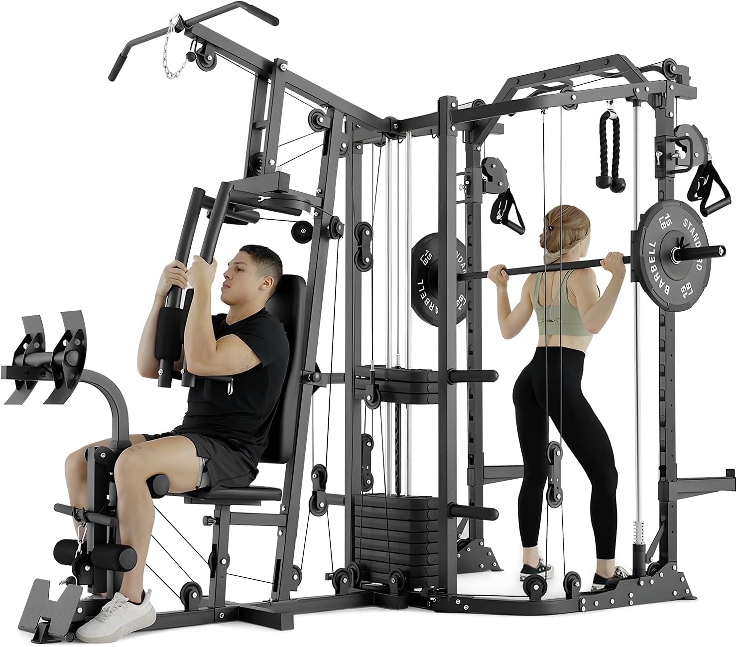 Home Gym Equipment Amazon - Machine SmithΔ à double station, Cage