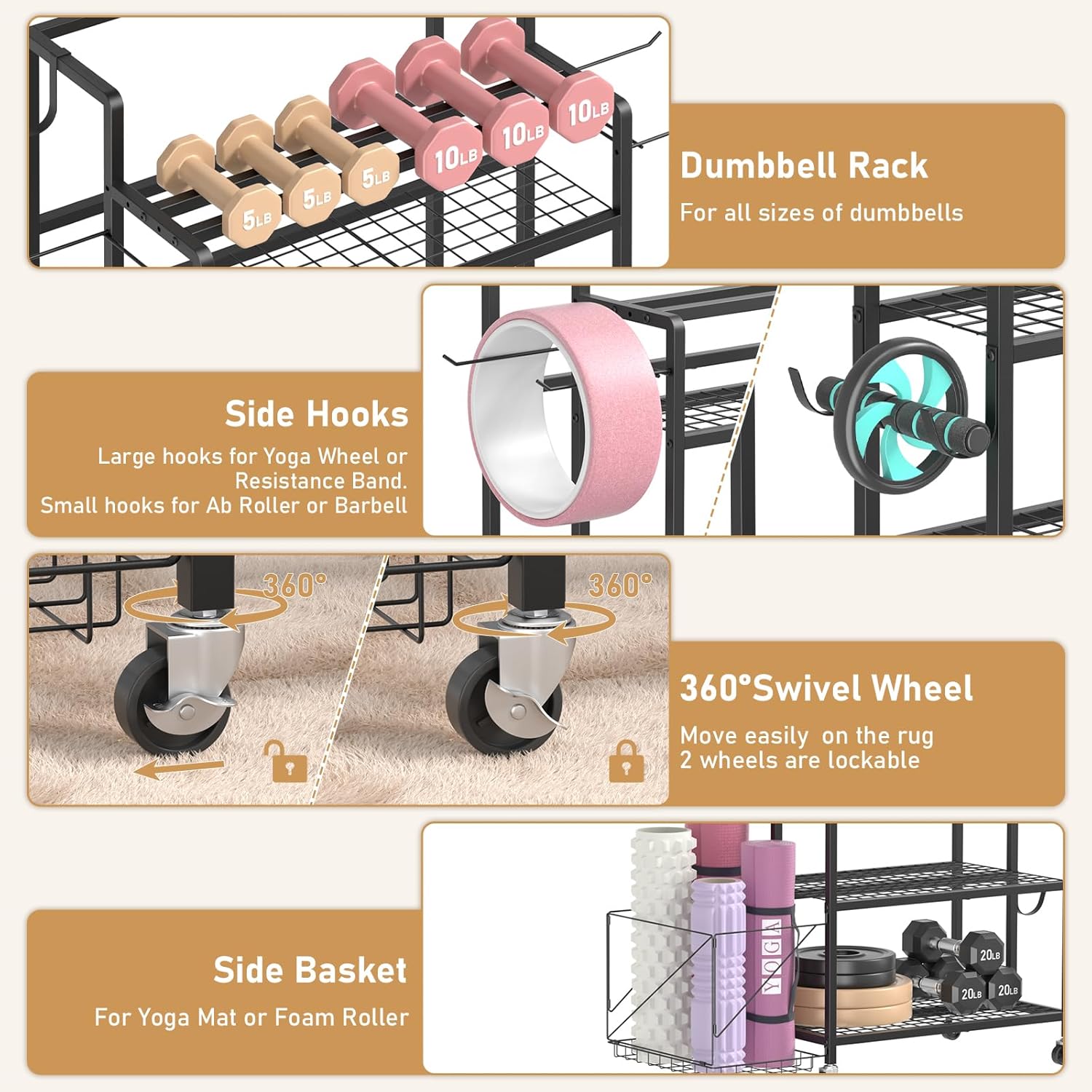 Rangement pour salle de sport  - Home Gym Training avis et prix