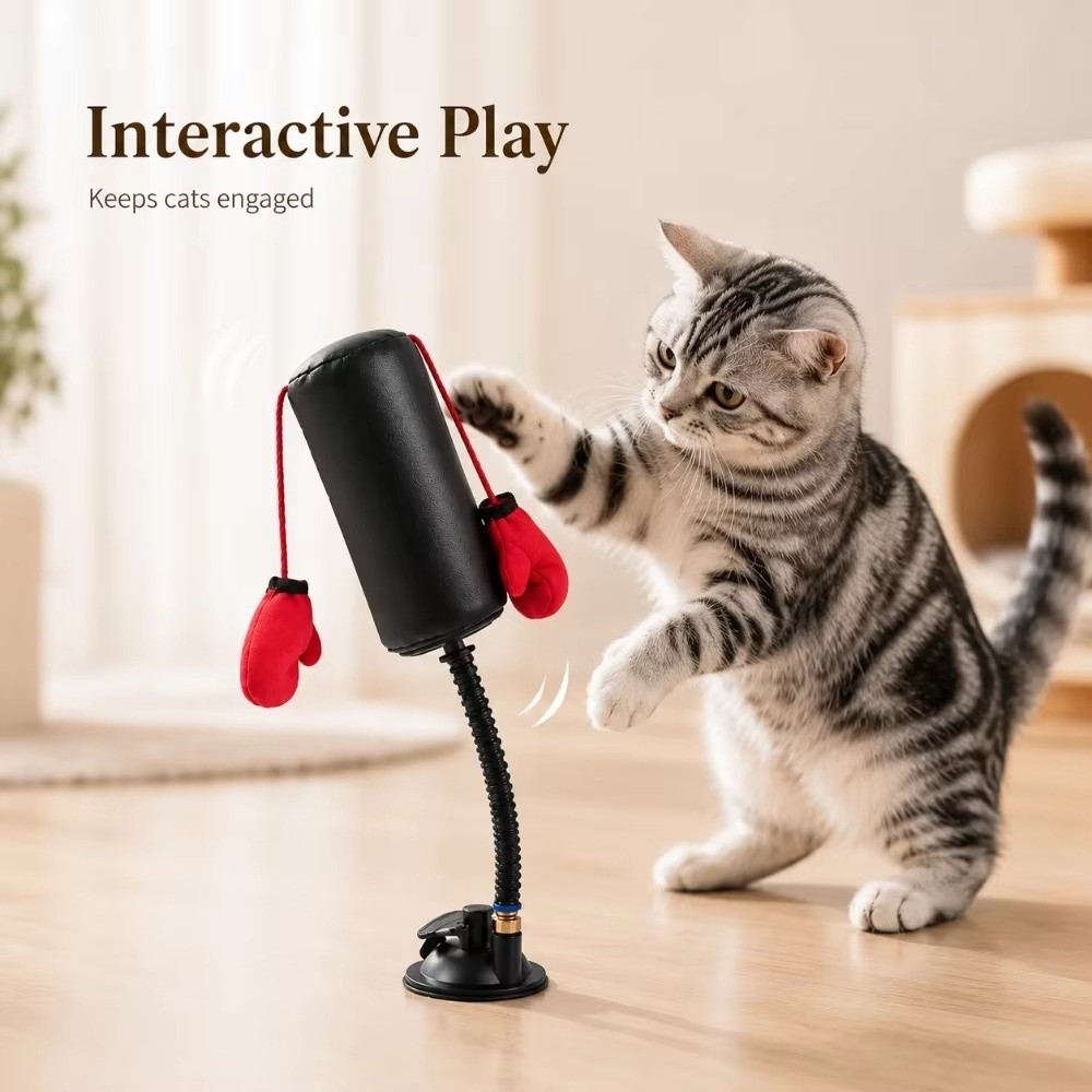 Jouet de boxe pour chat sur ba - Boxing Bag Stand avis et prix