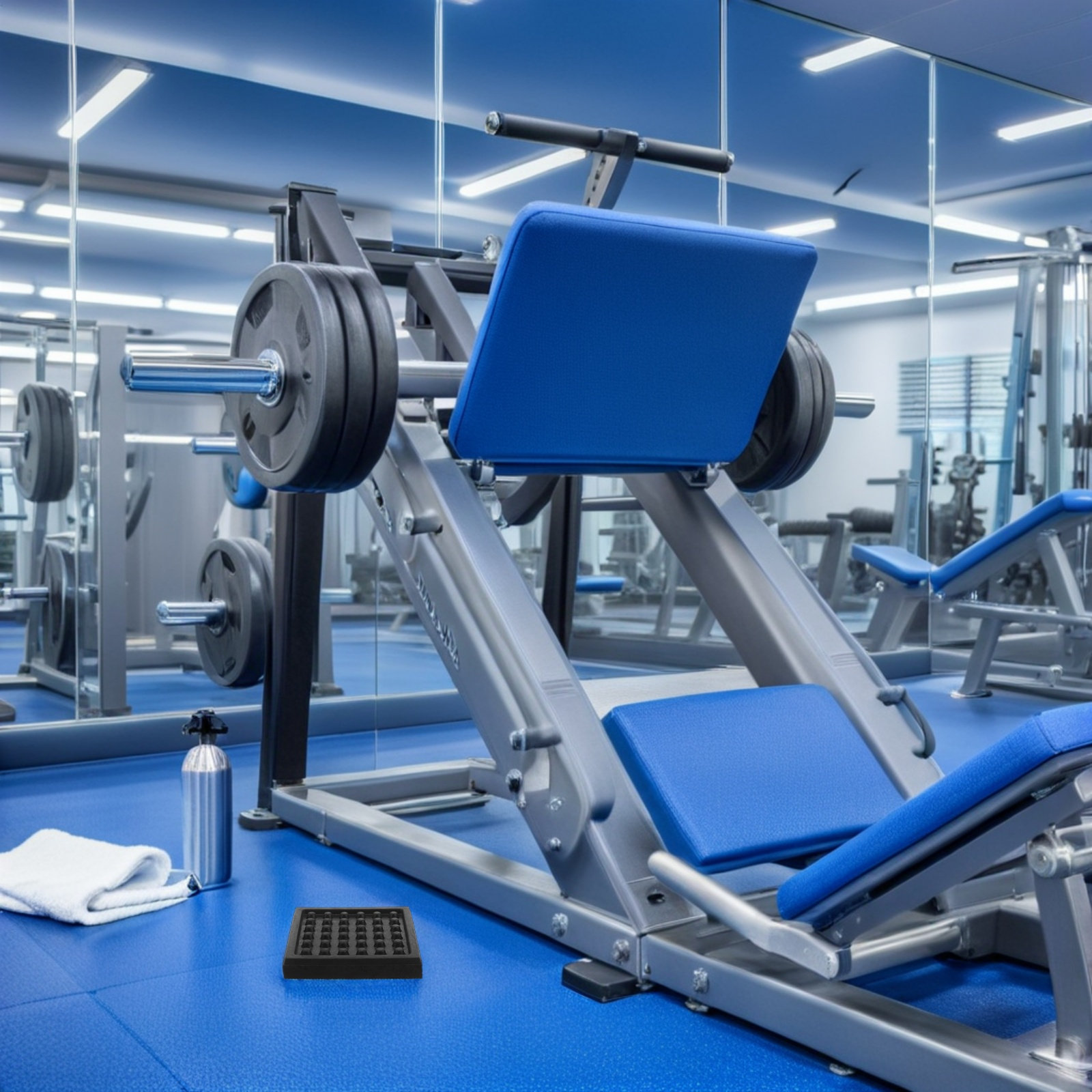 4 pièces de tapis de sol absor - Home Gym Rubber Flooring avis et prix