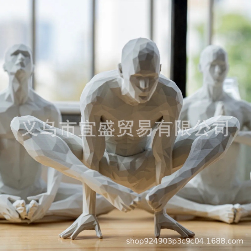 Figurine de Yoga pour homme, d - Home Gym Yoga Room avis et prix