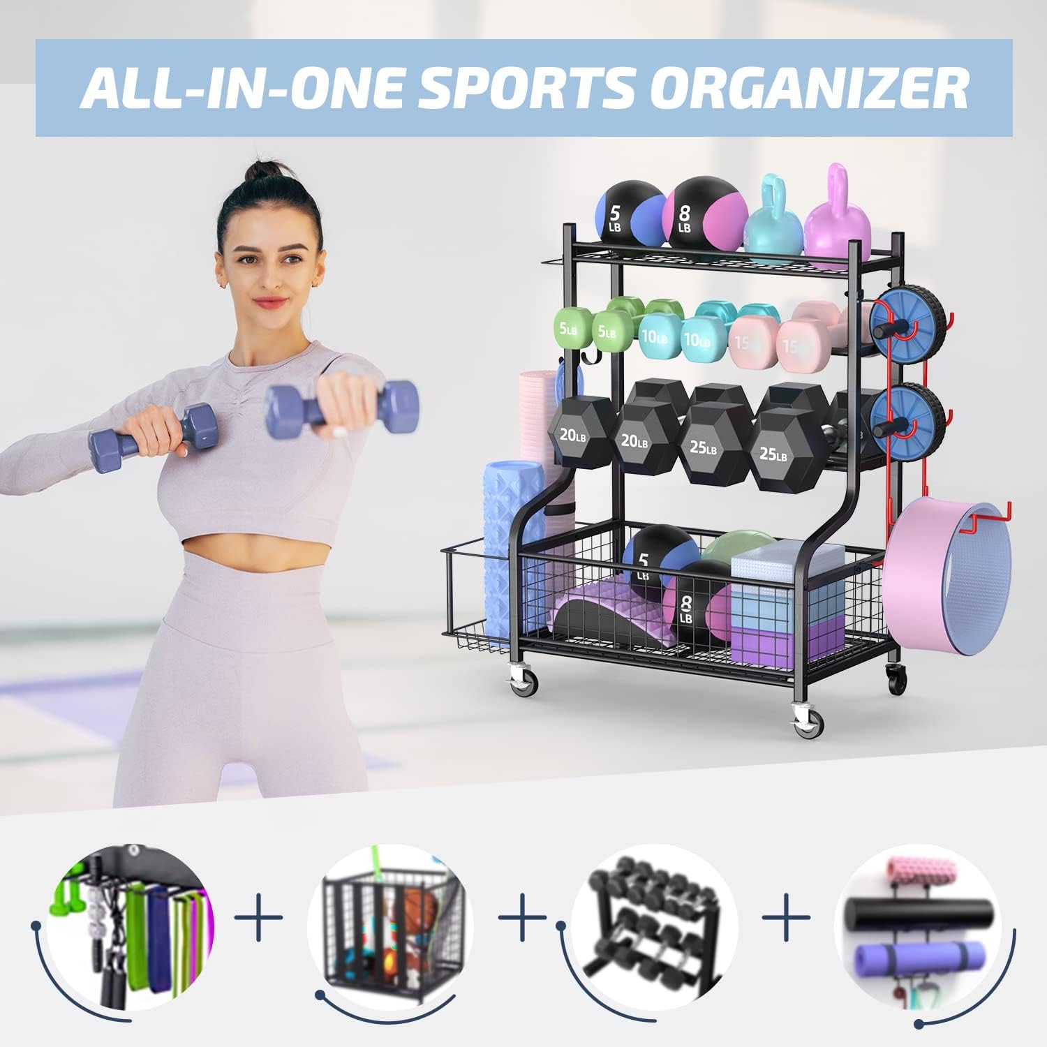 Support de rangement pour halt - Home Gym Training avis et prix