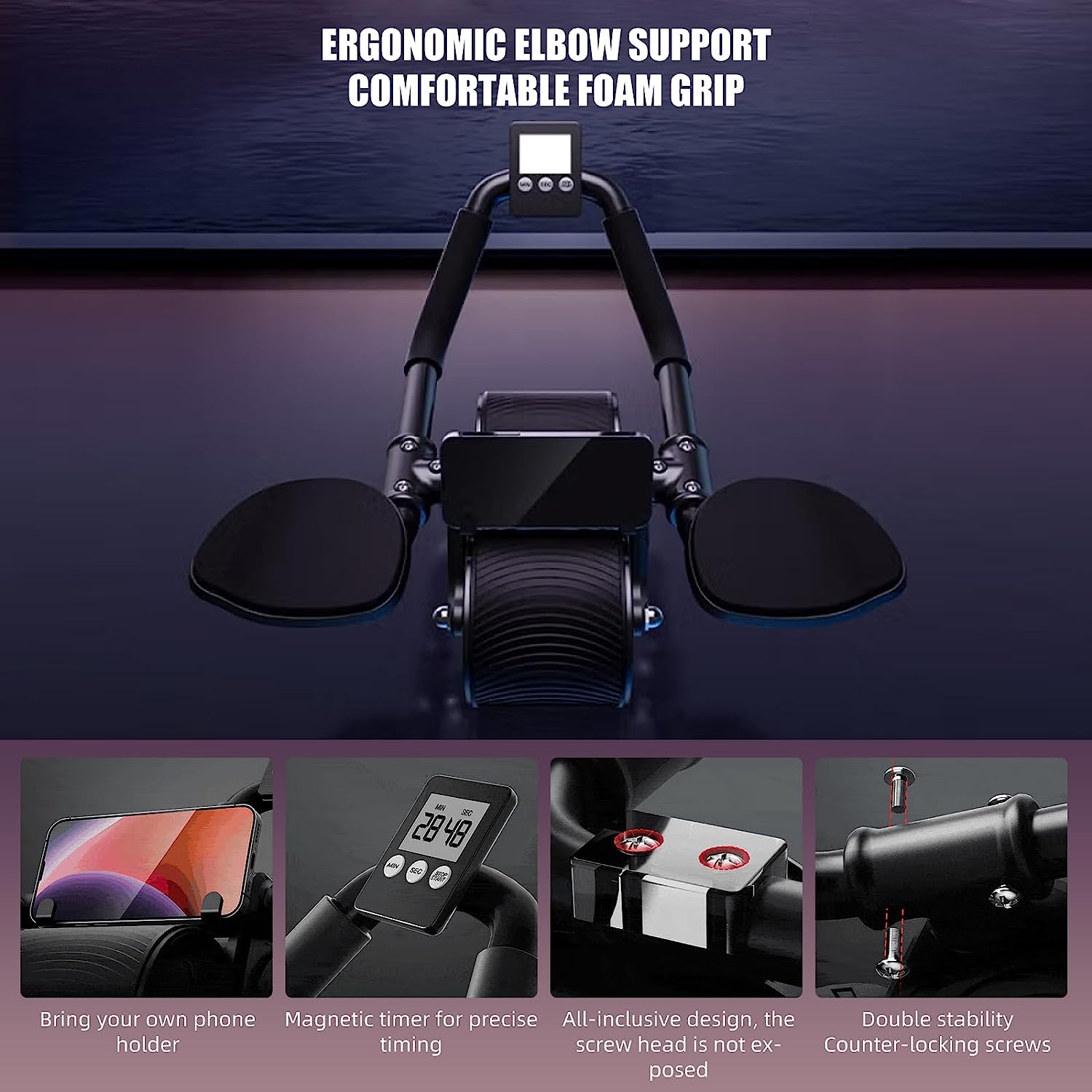 Support de coude rebond automa - Ab Roller Wheel avis et prix
