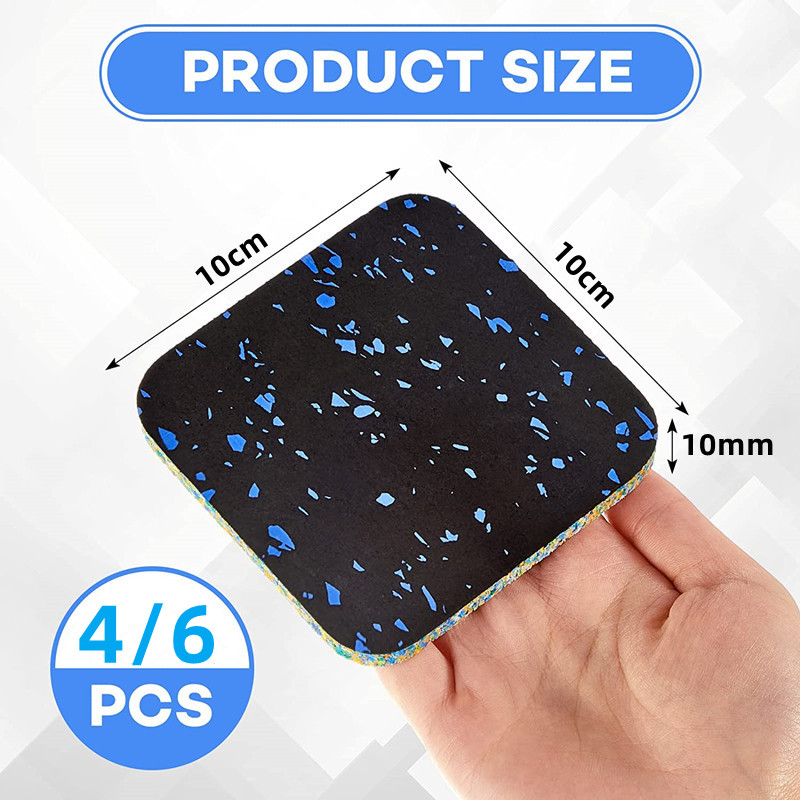 4/6 pièces de tapis d'exercice - Home Gym Rubber Flooring avis et prix