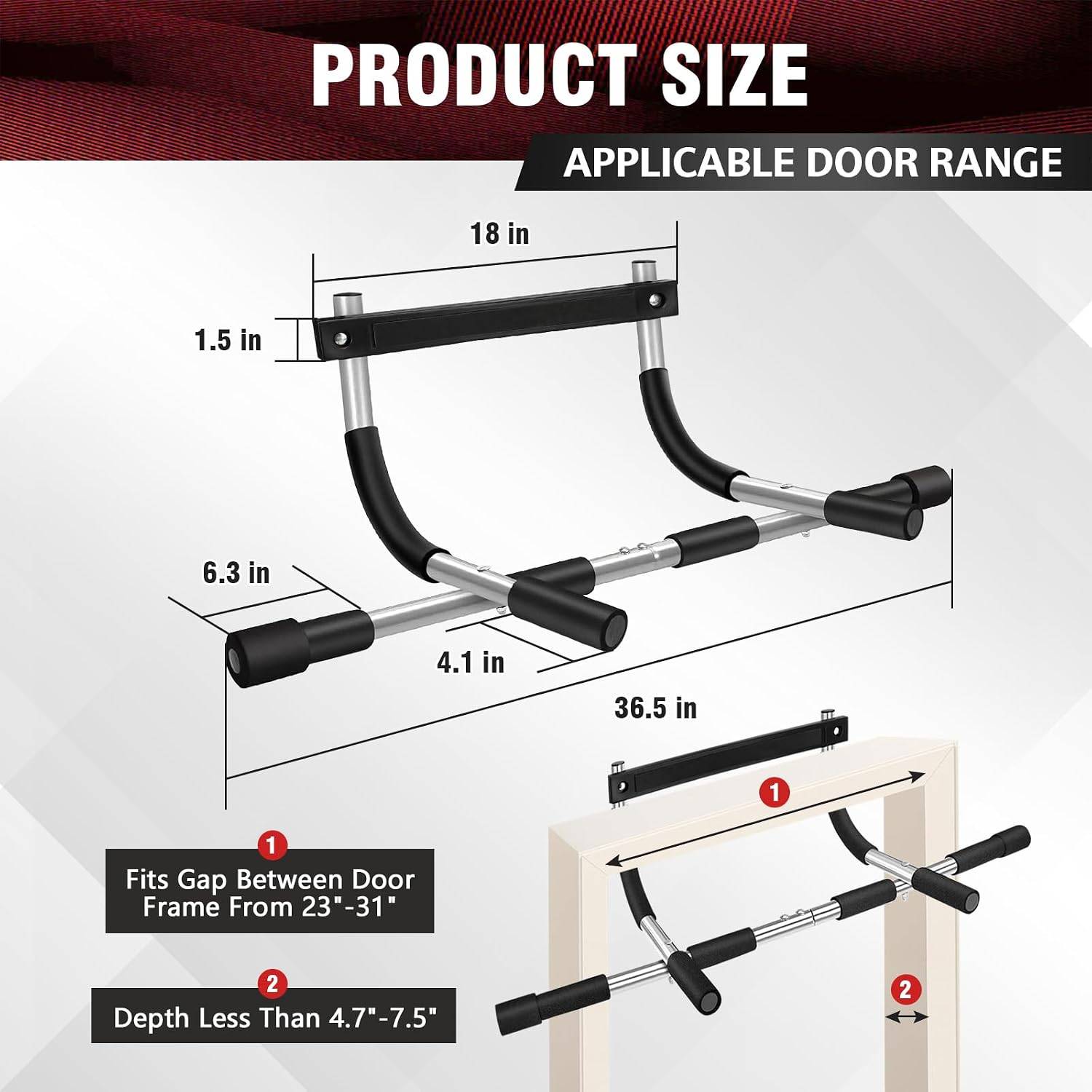 Barre de traction réglable pou - Suspension Trainer Door avis et prix