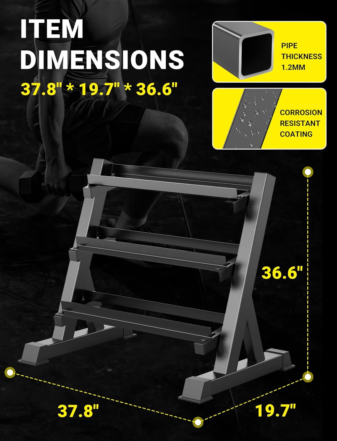 Support de rangement pour halt - Home Gym Training avis et prix
